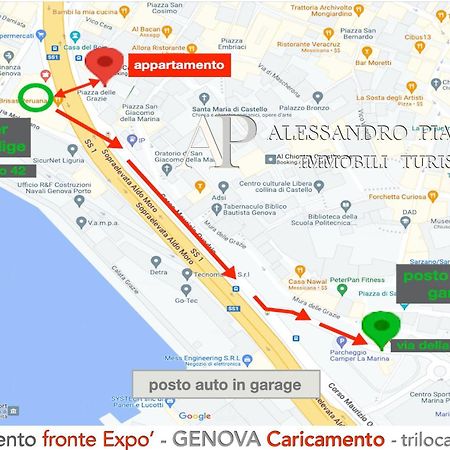 Ferienwohnung Cavour Luxury Sea View Genua Exterior foto