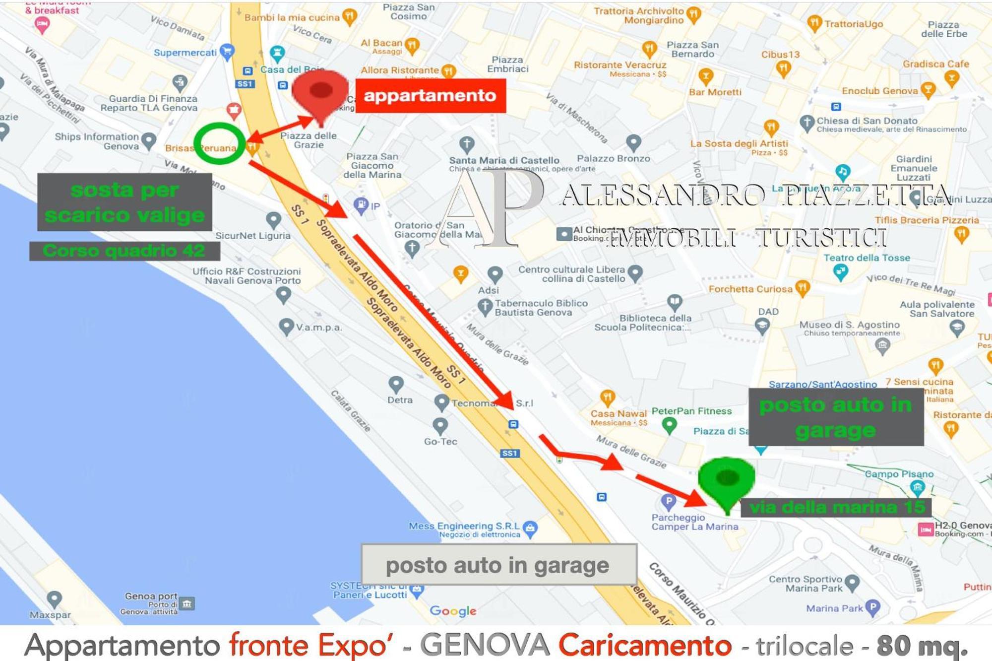 Ferienwohnung Cavour Luxury Sea View Genua Exterior foto